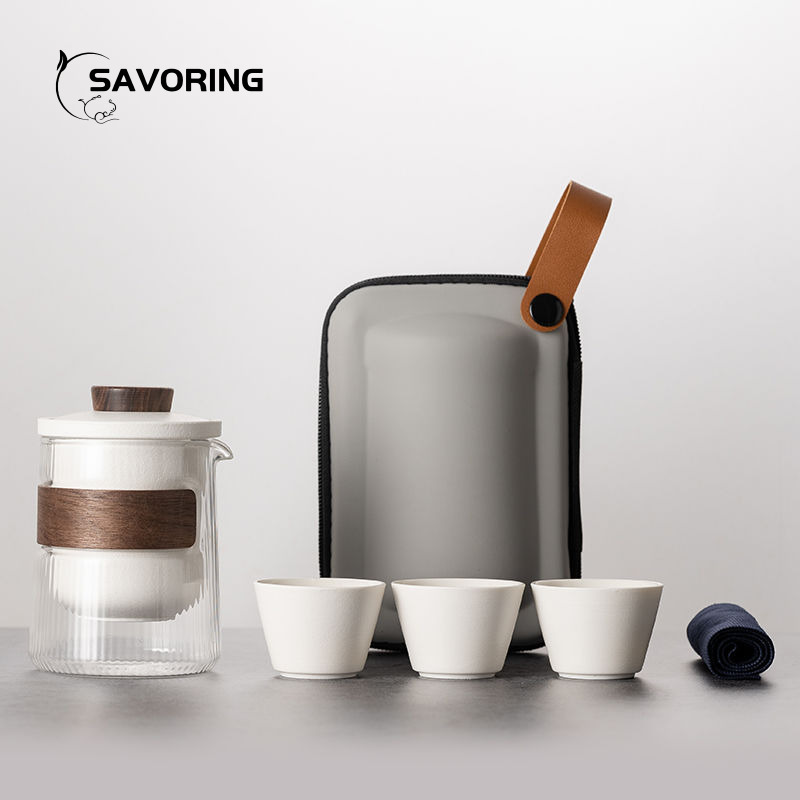 Camping Cooking Accessories - Basit Çin Seramik Çay Seti 1