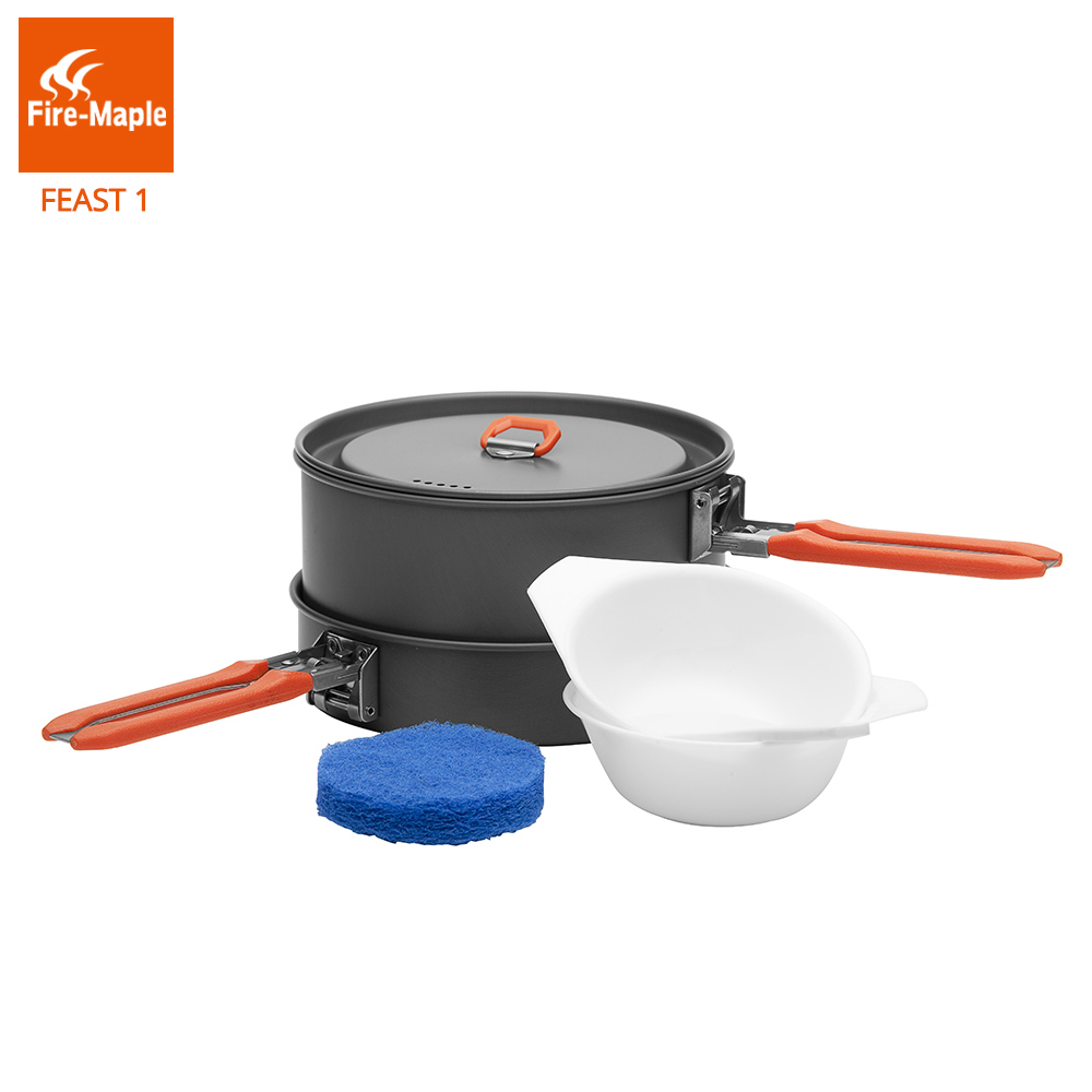Camping Cooking Pot Set - Yangın akçaağaç Feast 1 açık kamp