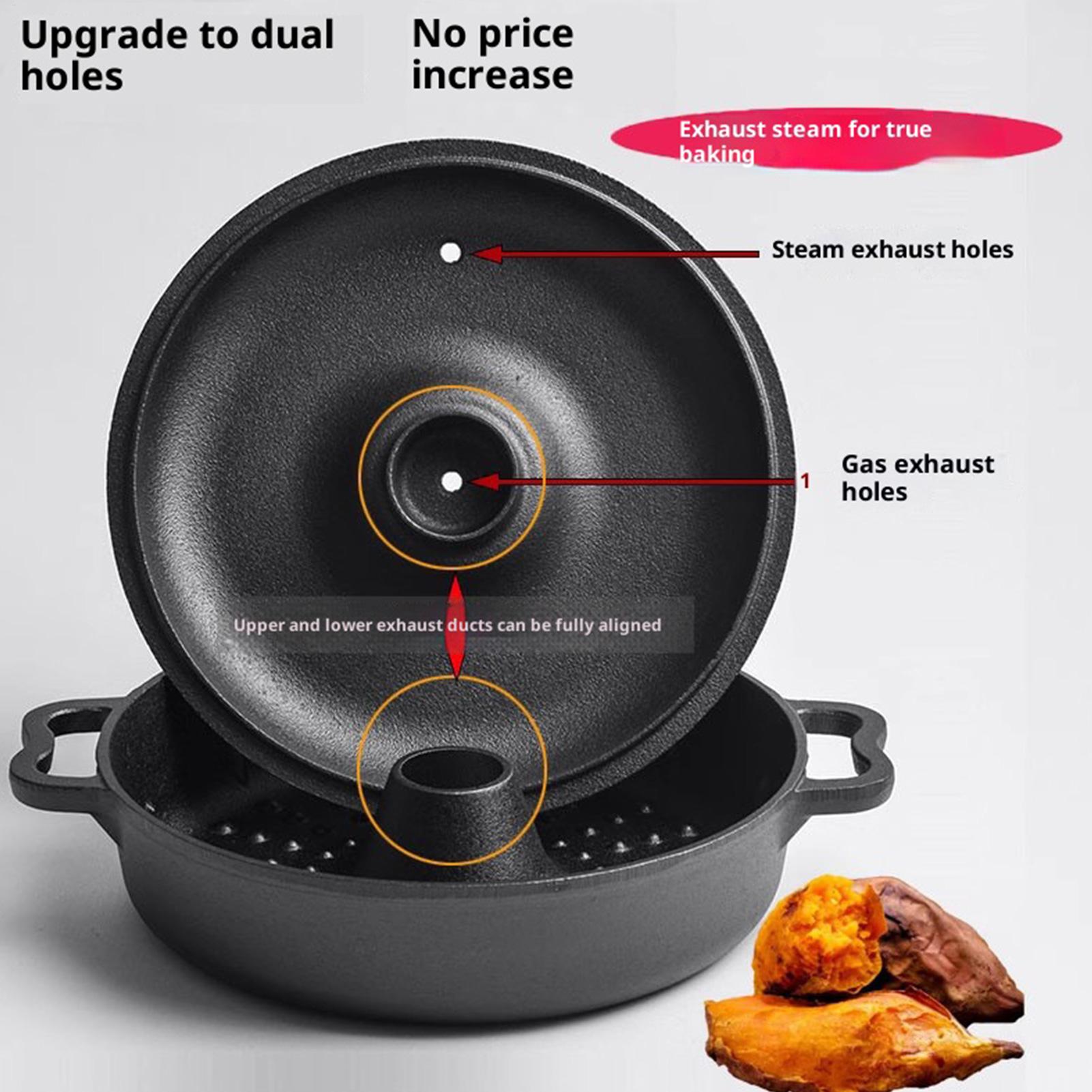 Camping Cooking Ovens - Dökme Demir Kazan, Ağır Hizmet Tipi,