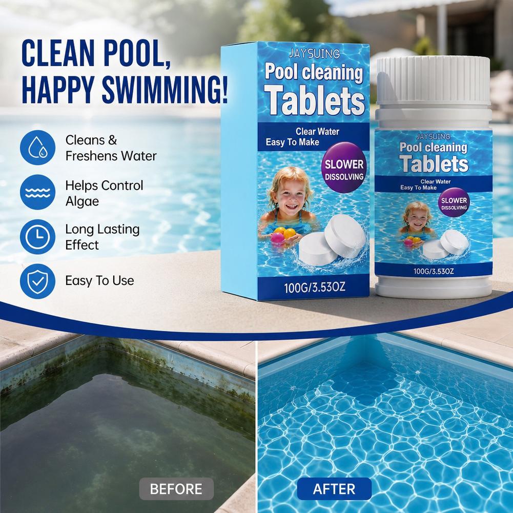 Water Purification Tablet - Havuz Temizleme Tabletleri Spa ve Jakuziler