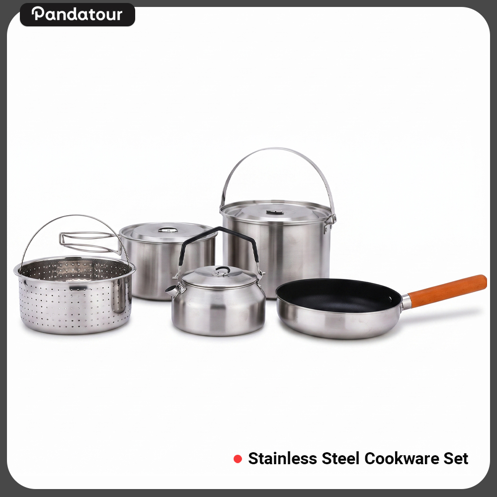 Camping Cooking Accessories - Pandatour Açık Hava Kamp 5 Parça