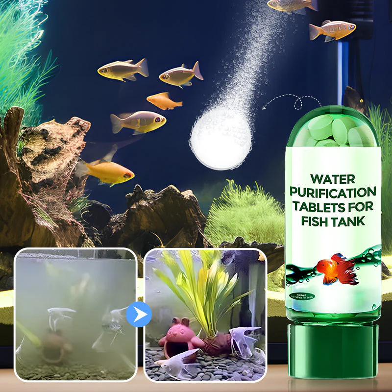 Water Purification Tablet - Çevre Dostu Akvaryum Su Arıtma Tabletleri