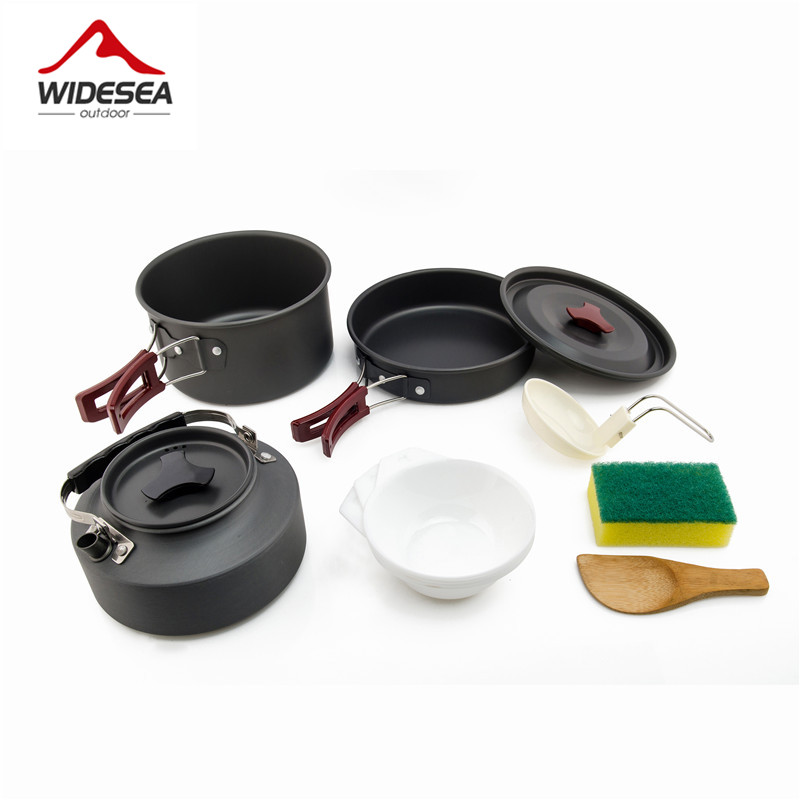 Camping Cooking All In One - Widesea kamp TENCERE SETİ açık Pot