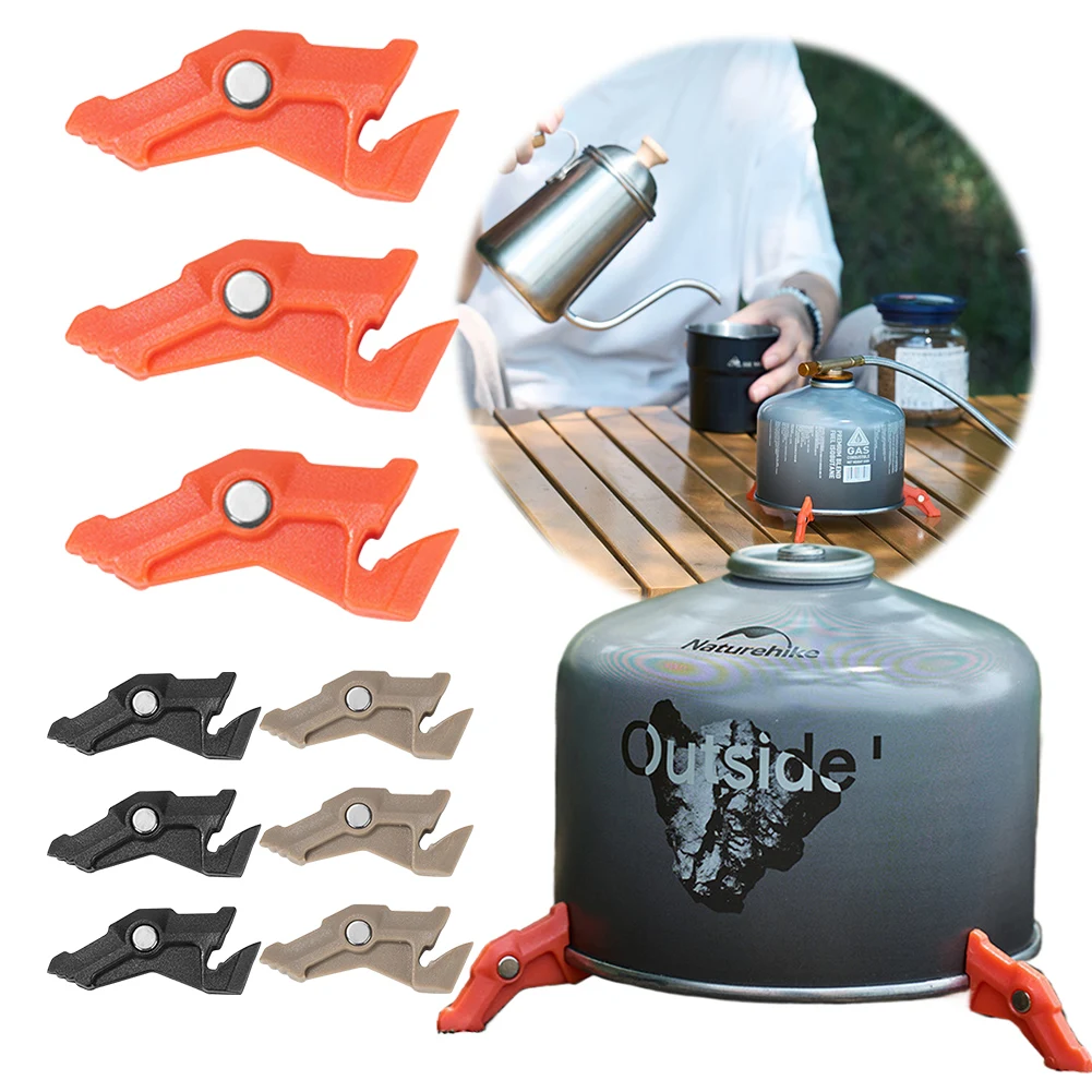 Camping Cooking Gas Canister - Manyetik Tripod Gaz Tankı Braketi Çok