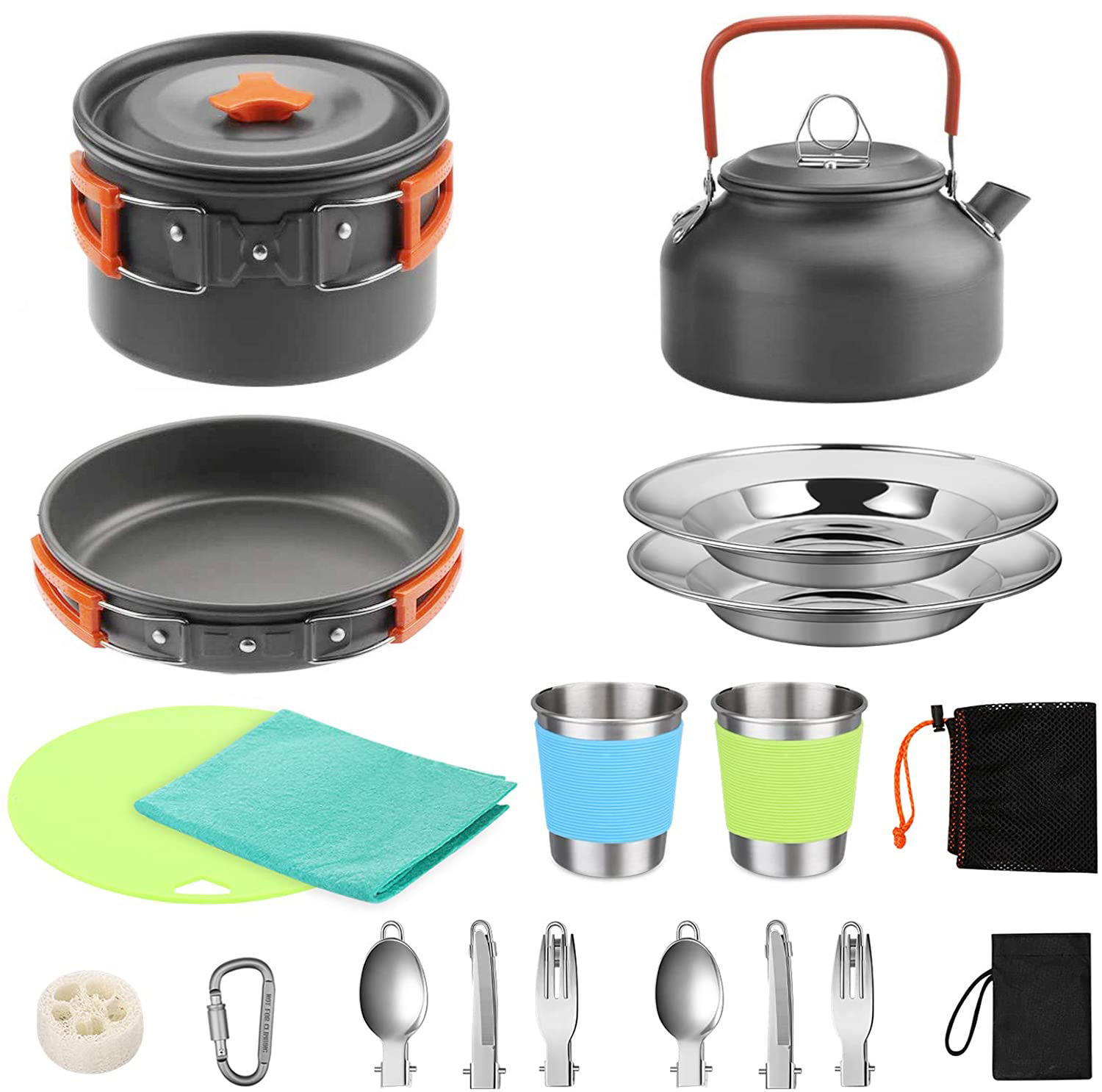 Su Isıtıcılı Açık Hava Kamp Ye - Camping Cooking Set Lightweight incelemesi ve fiyatı