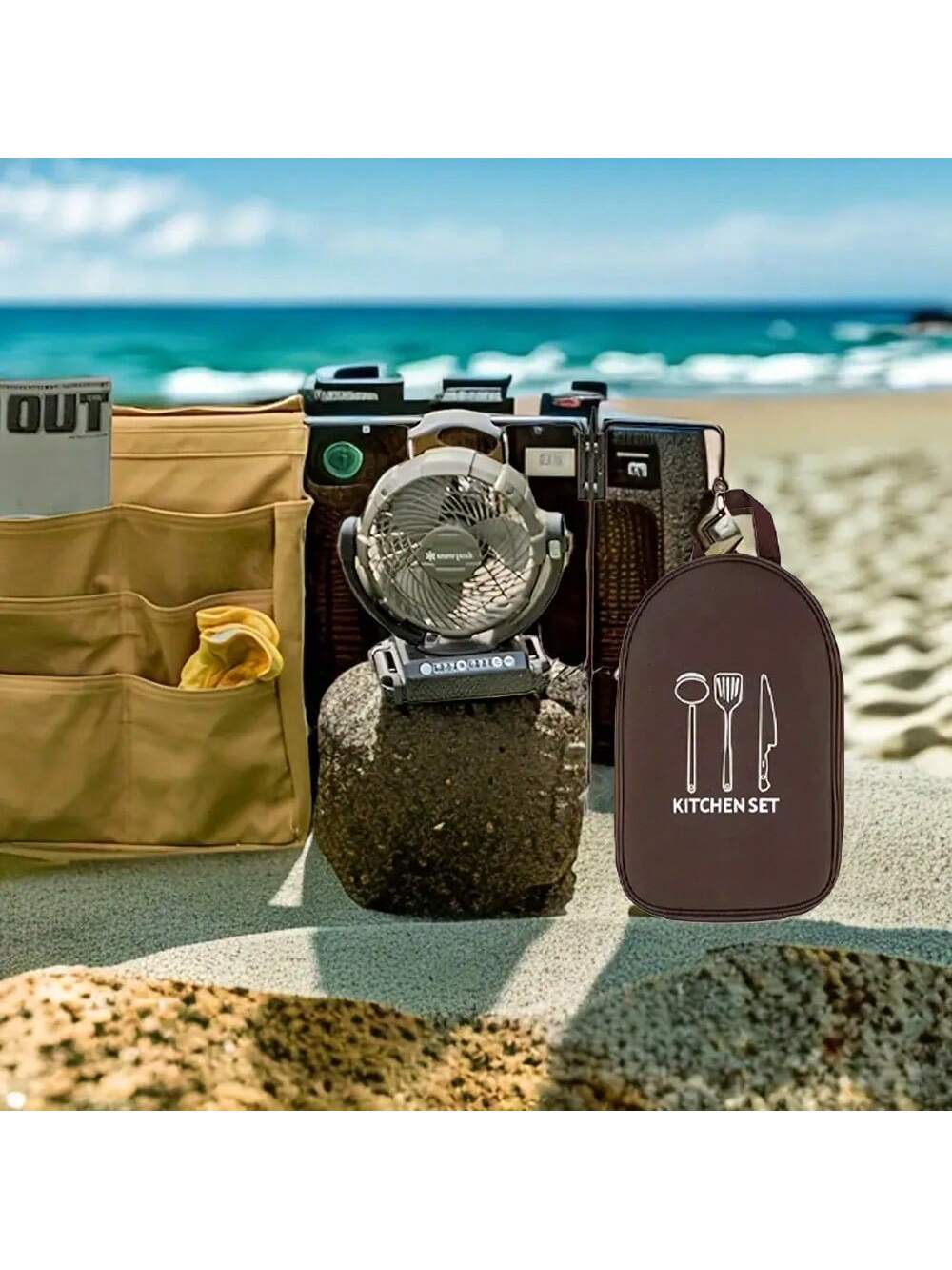 Açık Kamp Tencere saklama çant - Camping Cooking Utensils Storage incelemesi ve fiyatı