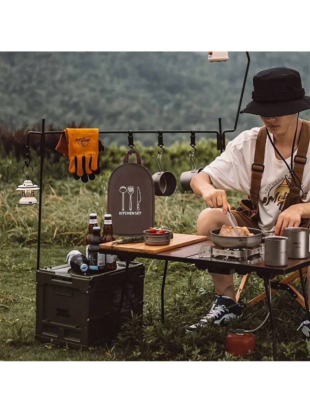 Açık Kamp Tencere saklama çant - Camping Cooking Utensils Storage incelemesi ve fiyatı