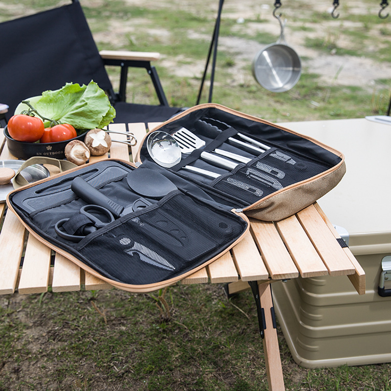 8 adet Kamp Mutfak Tencere Set - Camping Cooking Set With Bag incelemesi ve fiyatı