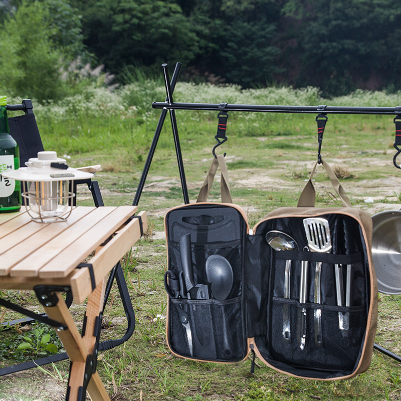 8 adet Kamp Mutfak Tencere Set - Camping Cooking Set With Bag incelemesi ve fiyatı