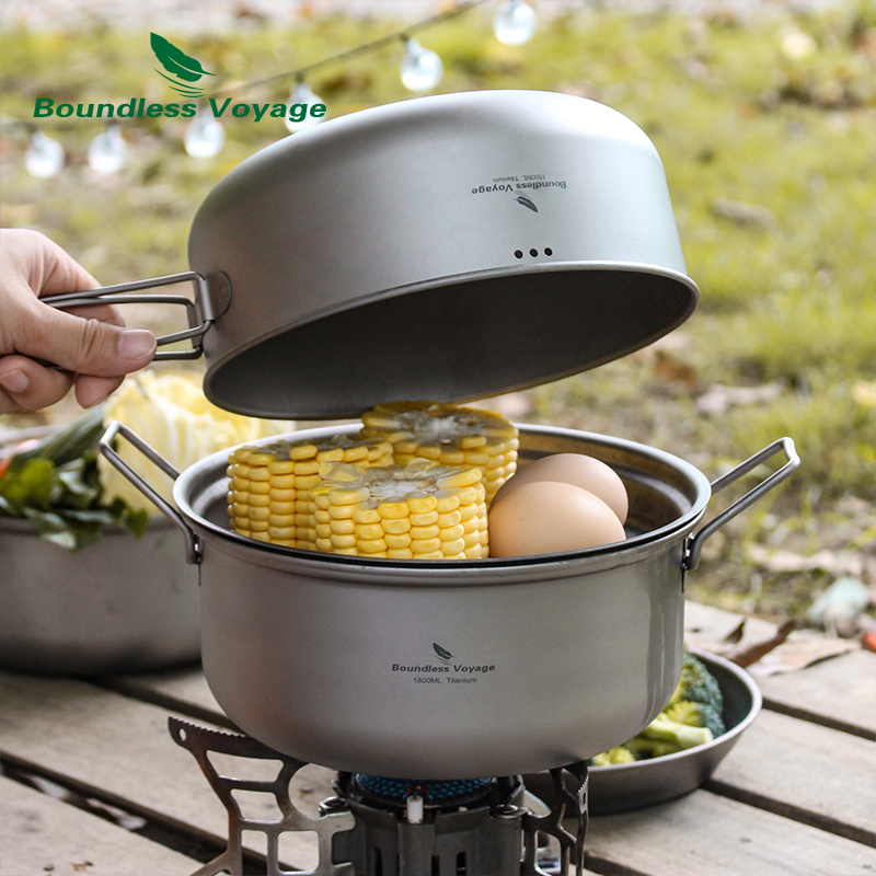 Sınırsız Voyage Titanyum Vapur - Camping Cooking Pot Set incelemesi ve fiyatı
