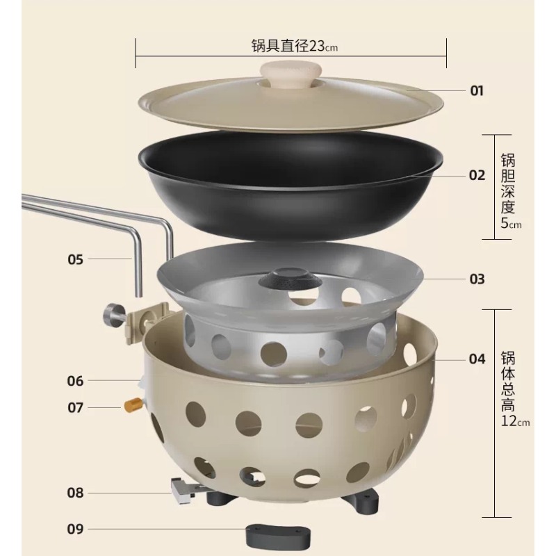 Açık hava taşınabilir kasetli  - Camping Cooking All In One incelemesi ve fiyatı
