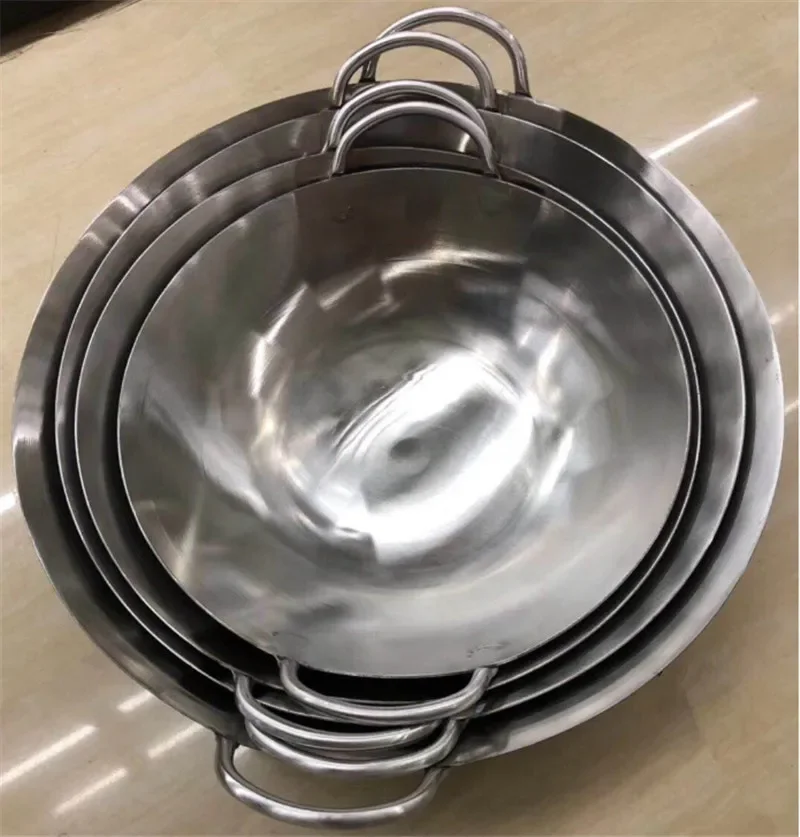 304 paslanmaz çelik wok 50 60  - Camping Cooking Without Gas incelemesi ve fiyatı