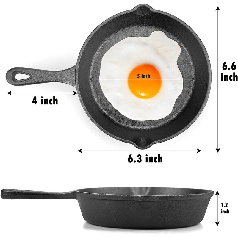 6 İnç Dökme Demir Tava, Damlam - Camping Cooking Ovens incelemesi ve fiyatı