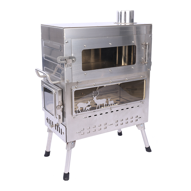 Premium Paslanmaz Çelik Odun Y - Camping Cooking Ovens incelemesi ve fiyatı
