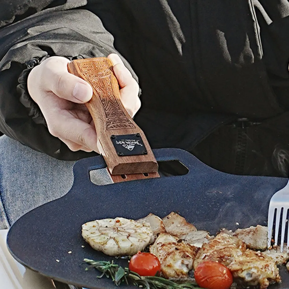 Dış Mekan Doğal Ahşap Izgara T - Camping Cooking Hob incelemesi ve fiyatı