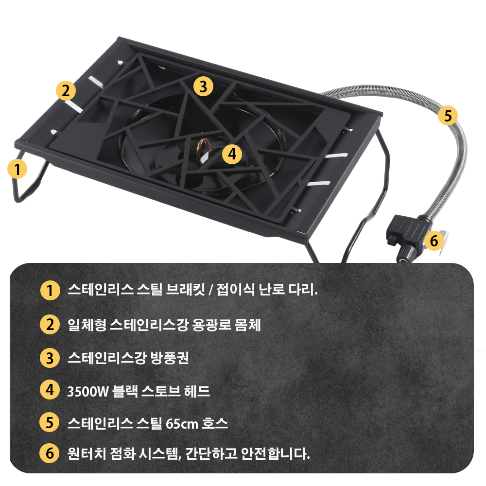 Pandatour Kamp IGT Soba 6500W  - Camping Cooking Hob incelemesi ve fiyatı
