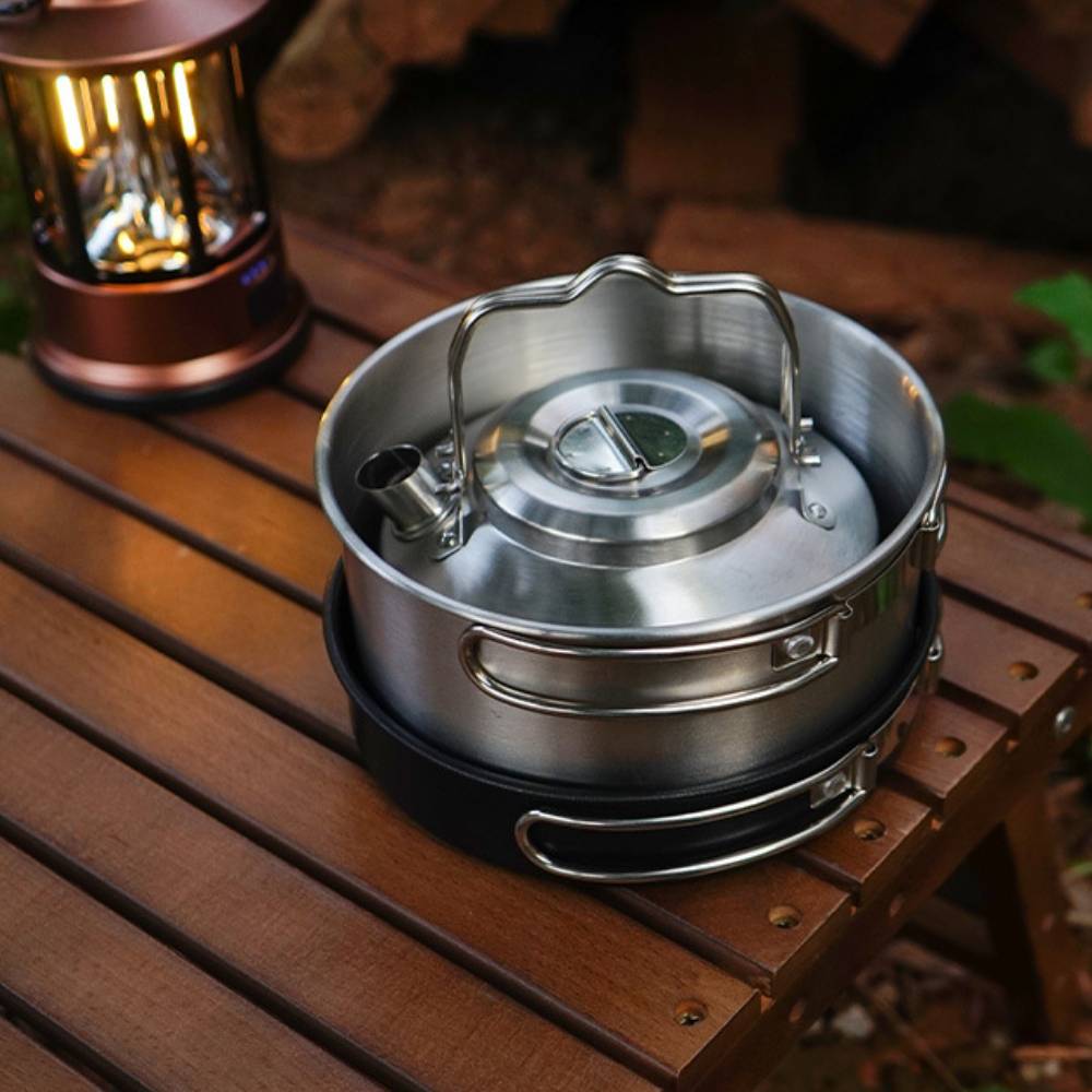 900 ml Kapasiteli Kamp Kettle' - Camping Cooking Over Fire incelemesi ve fiyatı