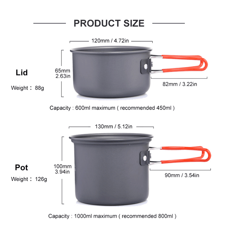Widesea Ultralight Kamp Pişirm - Camping Cooking Pot Set incelemesi ve fiyatı