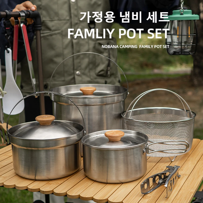2026 Yeni Açık Hava Paslanmaz  - Camping Cooking Pot Set incelemesi ve fiyatı