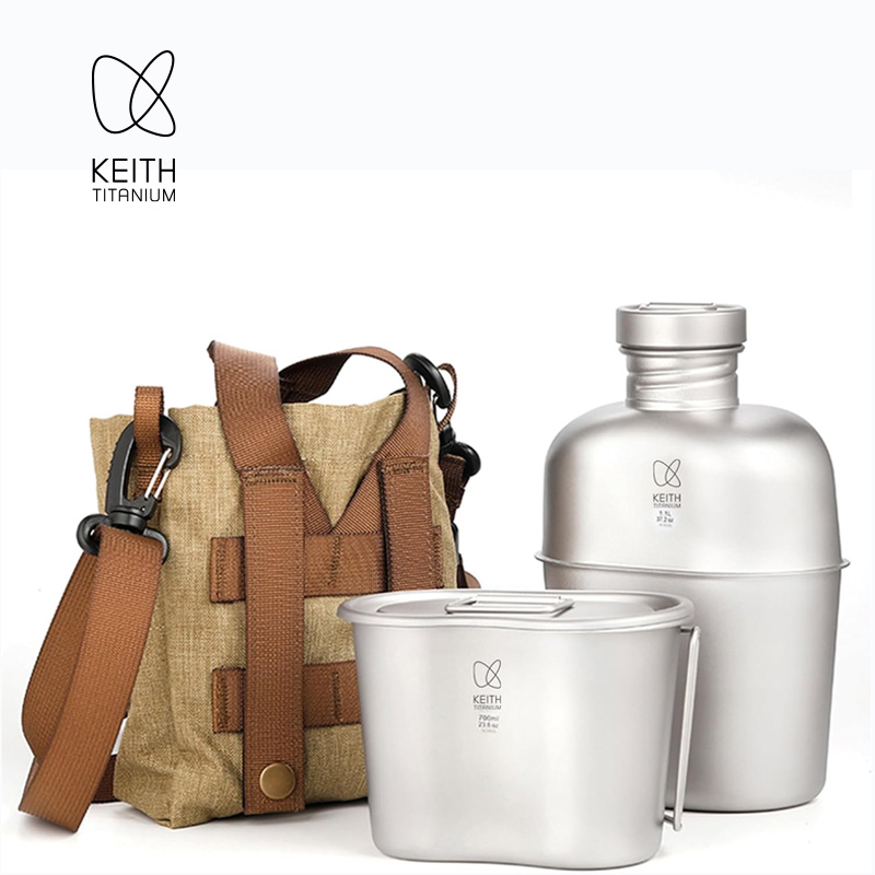 KEITH Saf Titanyum Kantin Yeme - Camping Cooking Pot Set incelemesi ve fiyatı