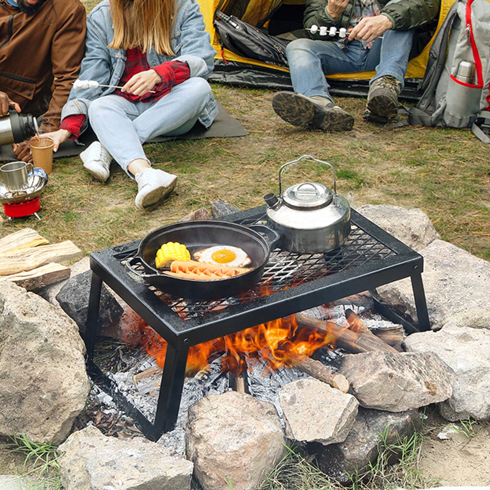 Katlanabilir/Döner Kamp Ateşi  - Camping Cooking Over Fire incelemesi ve fiyatı