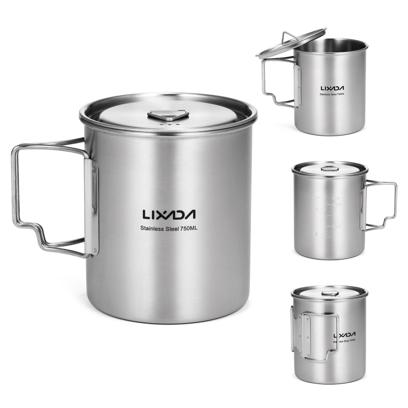 Lixada 750ml fincan açık pasla - Camping Cooking Cup incelemesi ve fiyatı