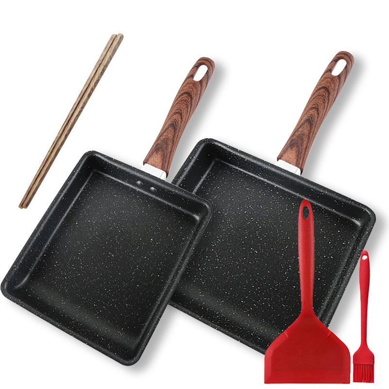 Japon Omlet Tavası Yapışmaz Ta - Camping Cooking Without Gas incelemesi ve fiyatı