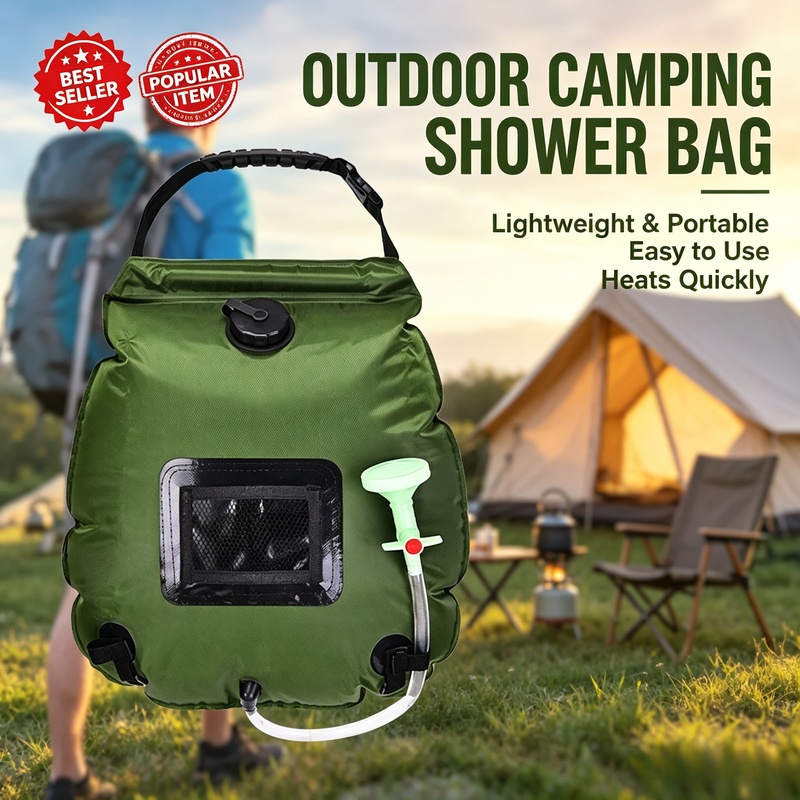 20L 5 Galon Güneş Enerjili Kam - Camping Cooking Bag incelemesi ve fiyatı