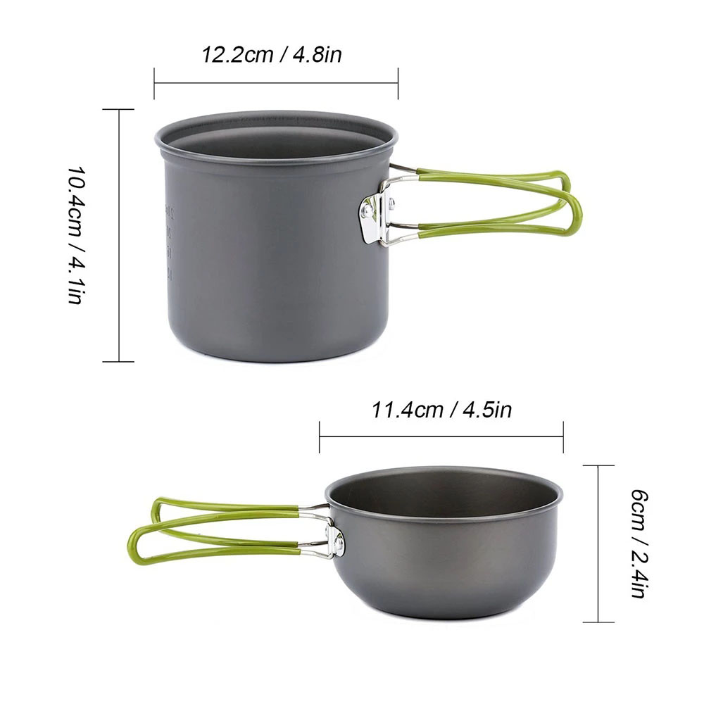 Kamp Tencere Seti Soba ile Açı - Camping Cooking Pot Set incelemesi ve fiyatı