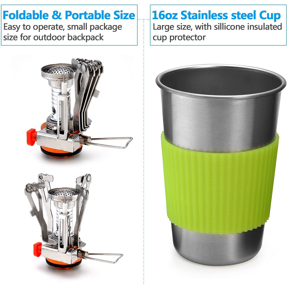 Kamp Tencere Seti Soba ile Açı - Camping Cooking Pot Set incelemesi ve fiyatı